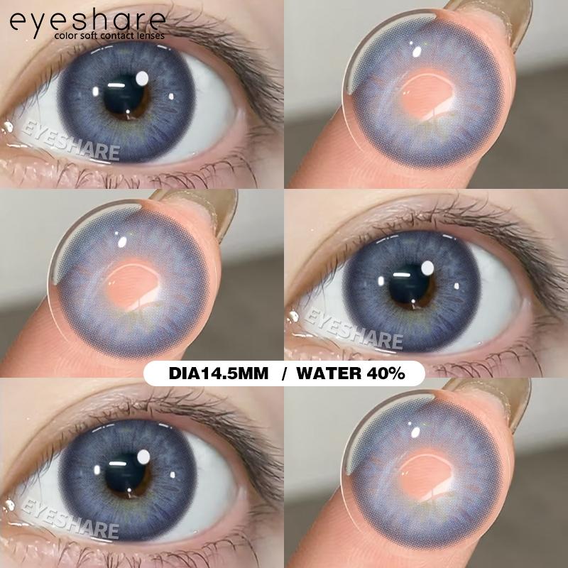 Eyeshare Colored Contact Lenses Eyes New York Pro Series 1 Pair Decoration Comestics Makeup