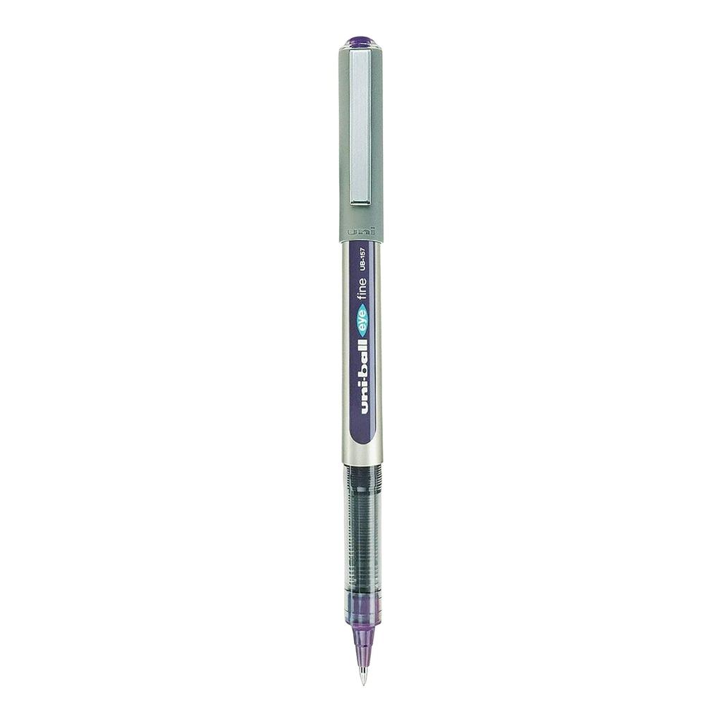 UNI-BALL Eye UB157 Roller Ball Pen 0.7mm Tip, Multicolor Ink, Pack of 5 for Office, School & Home Use