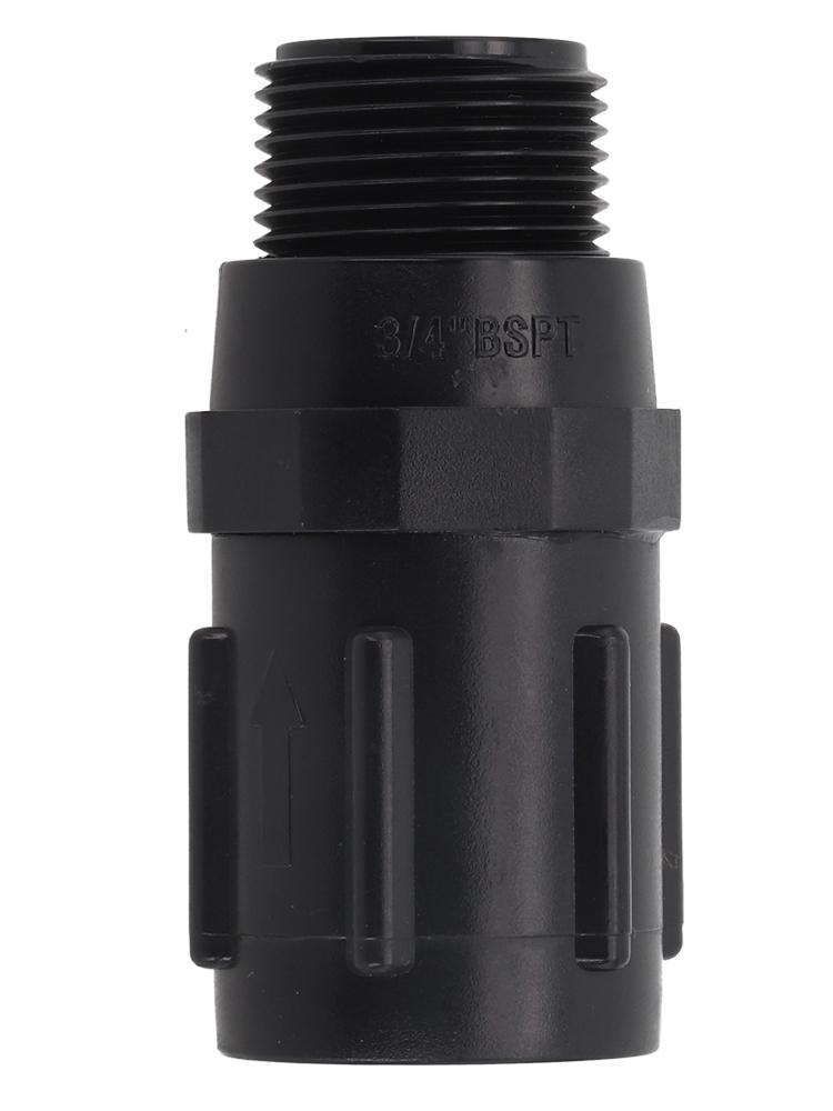 Tilpassbar vannstrømskontroll med justerbar trykkreguleringsventil