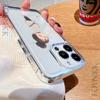 Cartoon Girl Transparent Phone Case For Samsung Galaxy S25 S24Ultra S23 S22 S21 S20 Note10 20 Plus Ultra FE A55 A35 A54 5G Cover