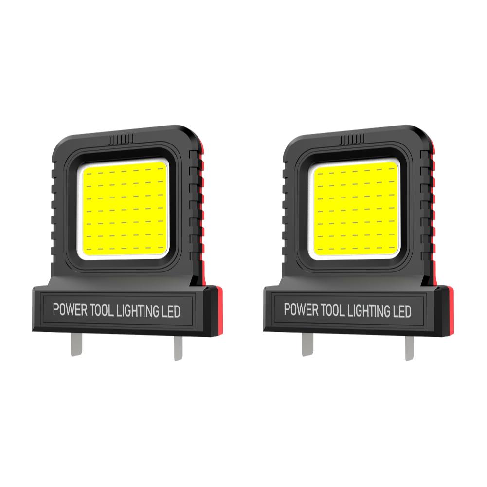 14W Mini LED Work Light 20-21V 14W Inspection Light LED Camping Lantern Long-Lasting Strong Bright Spotlight with 2 Modes