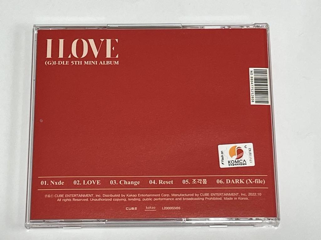 [USED] (G)I-DLE I LOVE Jewel Ver. CD