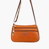 Spring new multi-layer zipper single shoulder women's small bag trend oblique span shell bag large capacity