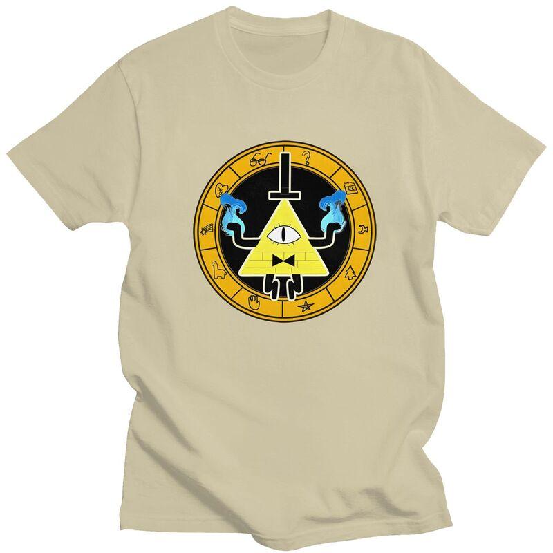 Niestandardowe Koszulki Męskie Always Gravity Falls Bawełniane Koszulki Pre-shrunk Koszulka z Kreskówki Krótki Rękaw Modna Koszulka Odzież