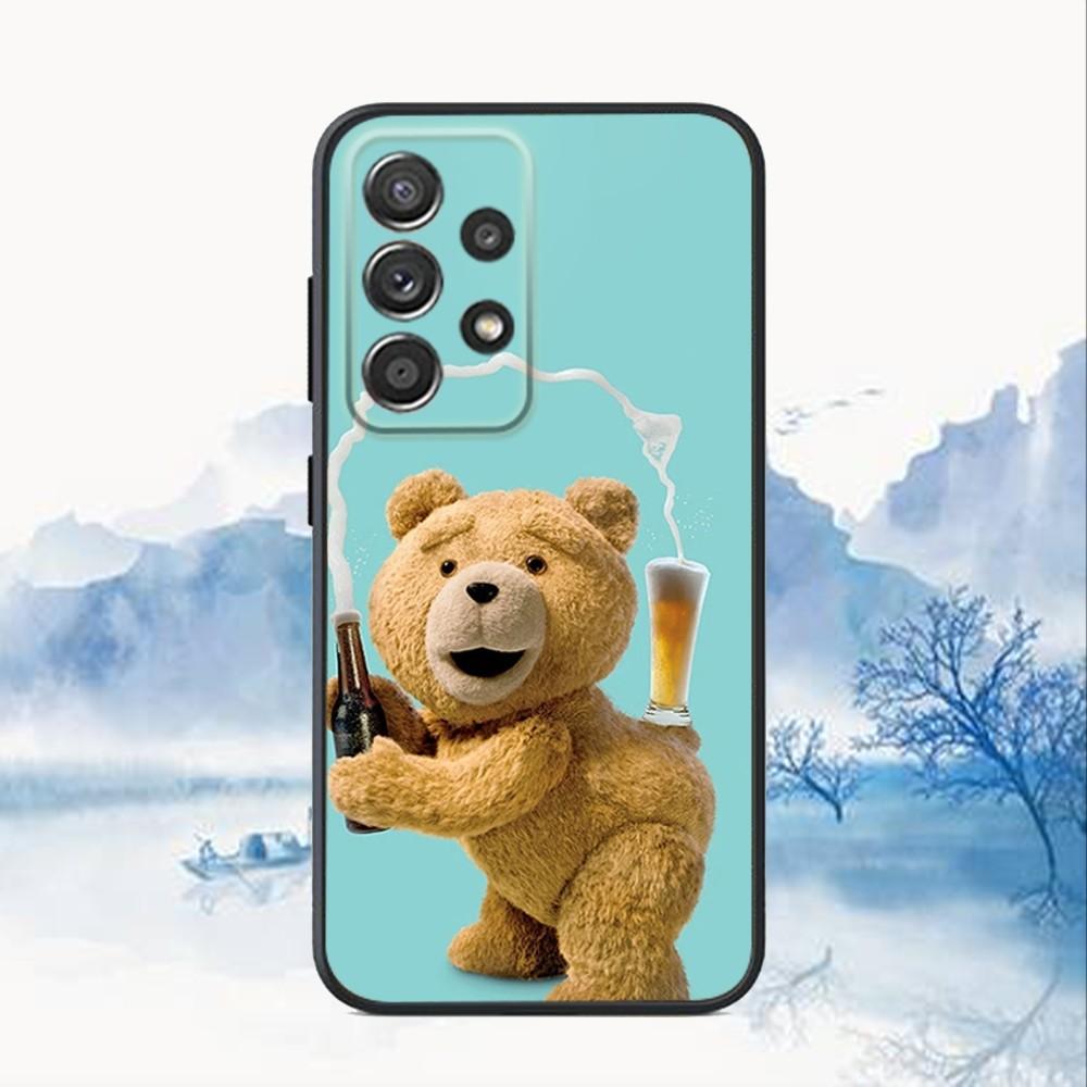 T-Teddy Bear Movie Ted Phone Case For Samsung S25,S24,S21,S22,S23,S30,Ultra,S20,Plus,Fe,Lite,Note,10,9,5G Black Cover