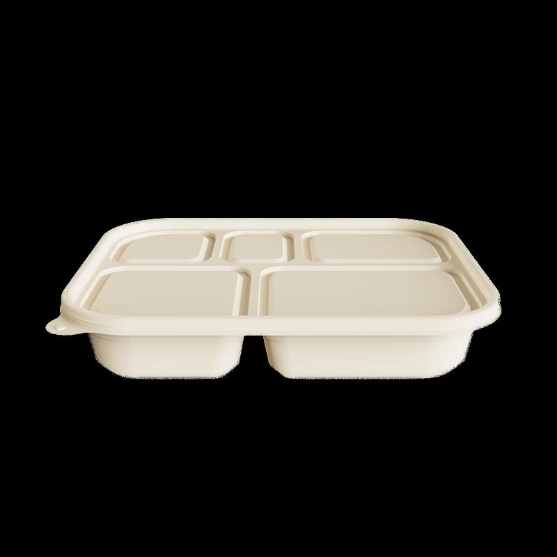Jiwanggu 5-Compartment Degradable Corn Starch Lunch Boxes