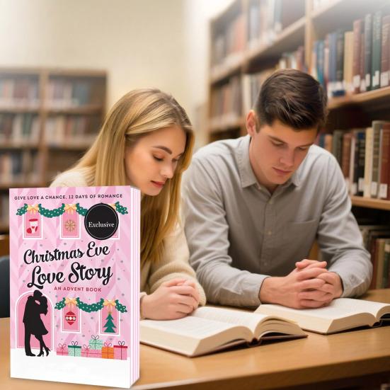 Juleaften Kjærlighetshistorie Notatbok Festlig Temajournal for Ferienotater Bærbar Dagbok Gave til Venner og Familie