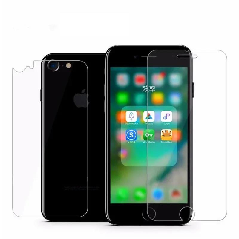 Sklo 2 v 1 pro iPhone 15 14 13 Pro Max Přední strana Zadní strana Tvrzené sklo pro iPhone 12 13 Mini 14 15 7 8 Plus SE 2/3 Ochranné sklo na displej iPhone X XS Max XR