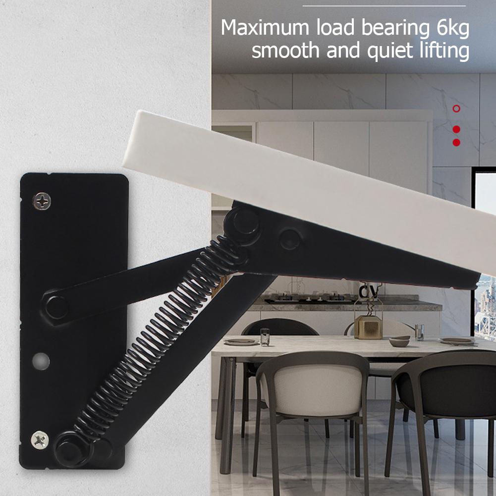 2pcs Practical Door Hinges Set Sofa Bed Spring Hinge 80 Degree Folding Cabinet Door Lift Up Top Home Improvement