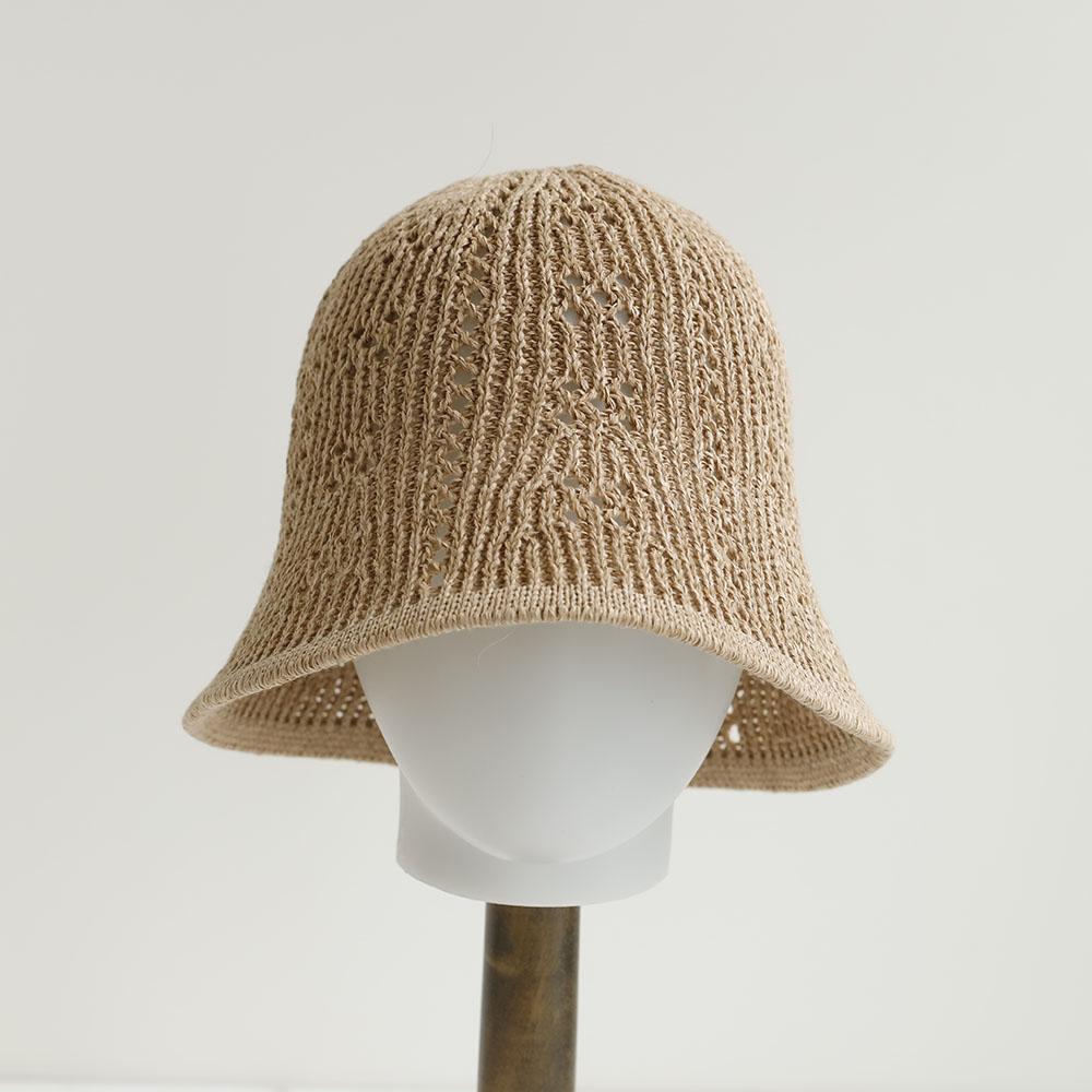 New Sun Hat Brim Floppy Summer Hats For Women Beach Panama Straw Dome Weave Bucket Hat Hollow Out Female Hat Knitted Women Hat