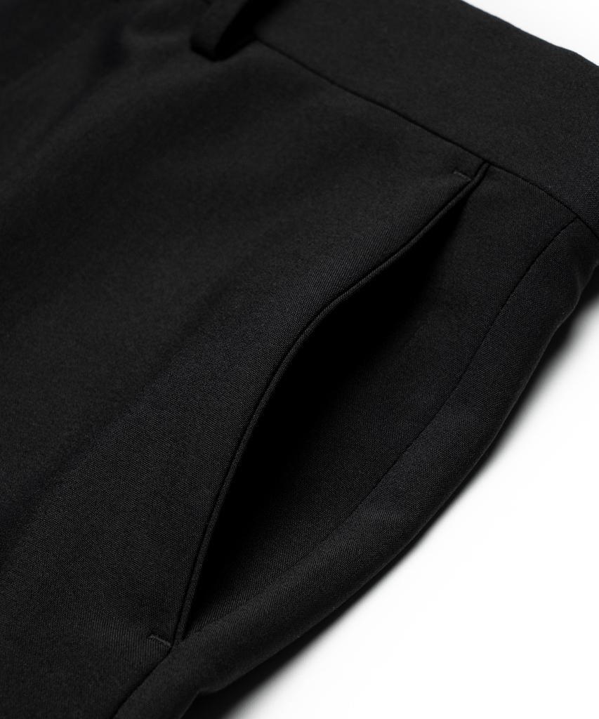 CONNECT KINLOCH Essential Wide Slacks [Black]