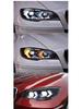 Compatible LED Headlight Assembly with Daytime Running Lights & Turn Signals for 2008-2014 BMW X6 (E71 Model)