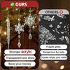 5/10Pcs Christmas Decoration Xmas Tree Hanging Pendant Ornaments for Home Room Decor Acrylic Snowflake Navidad 2026 Accessory
