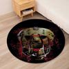 Friday the 13th Printed Round Rug Carpet Chair Rug Area Rug Entryway Doormats,for Office Chair Living Room Bedroom Kitchen Room.