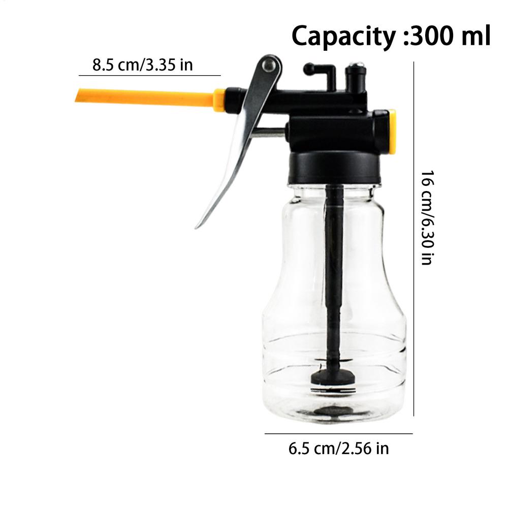 Oil Can Pump Oiler Handheld Engine Oil Dispenser Oil Can Dispenser Portable Oil-Feeding Cans High Pressure Oiler For Home Repair