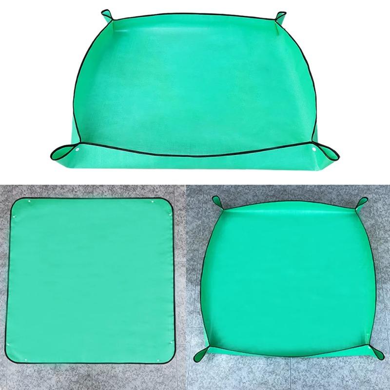Repotting Mat for Indoor Plant Transplanting Control Mess 50/100cm Waterproof Succulent Pot Mat Square Planting Tray Soil Mat