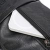 Chest Bag Vintage Soft Leather Crossbody Bag Men's Business Shoulder Bag
