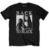 Amy Winehouse - Back To Black - Camiseta Preta