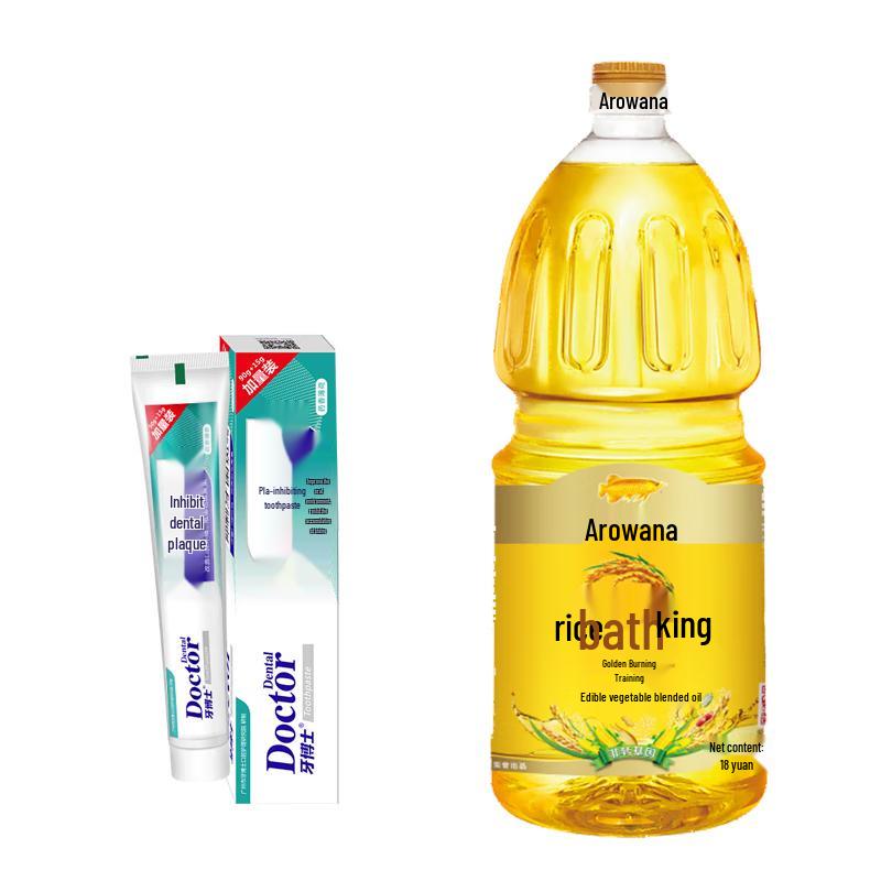 Dr. Toothpaste Plaque Inhibitor & Blended Cooking Oil Bundle