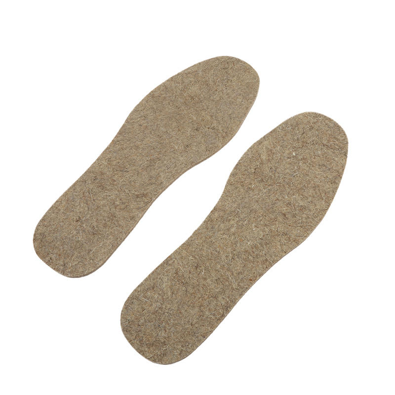 1 Pair Wool Felt Insoles For Shoes Men Women Warm Shock-absorbing Insoles Shoes Pads Can Cut Freely