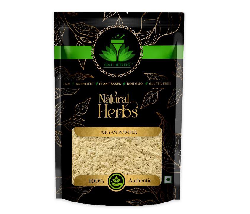 SAI HERBS Dried Air Yam Herb Powder - Pure & Natural (100 g)