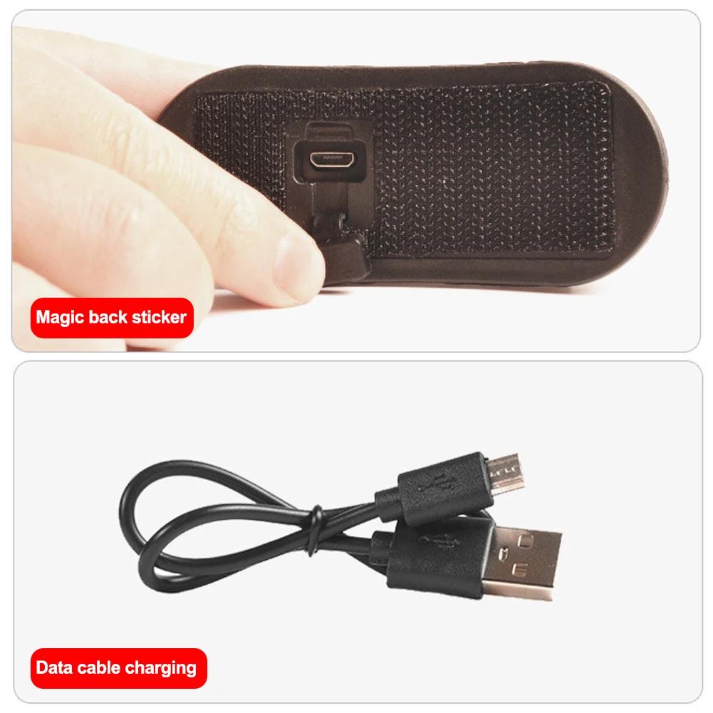 USB Rechargeable Motorcycle Helmet Strobe Light Safety Taillight Signal Lamp for Bike And Bicycle Riding