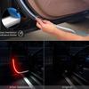 2 Pack 47 Inch Dual Color LED Car Door Warning Lights Flexible Safety Strip for Anti-Collision