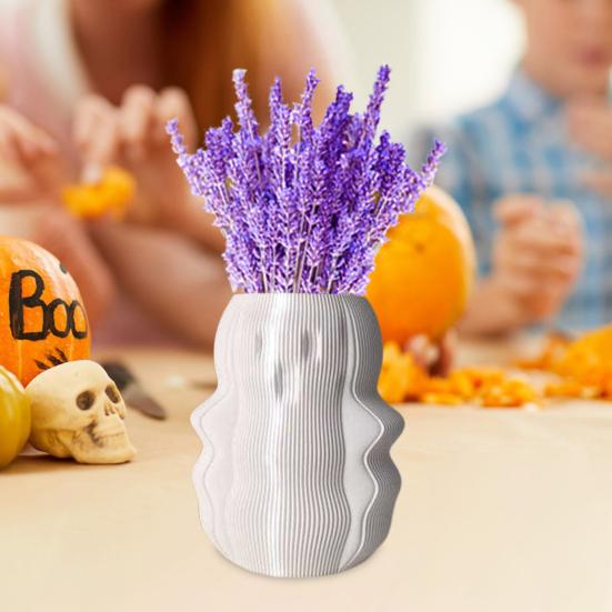 Halloween Ghost Spooky Flower Pot Vase Candy Bowl Plant Holder