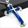 Men's Hot-Selling Three-Layer Cross Pendant Necklace Jewelry
