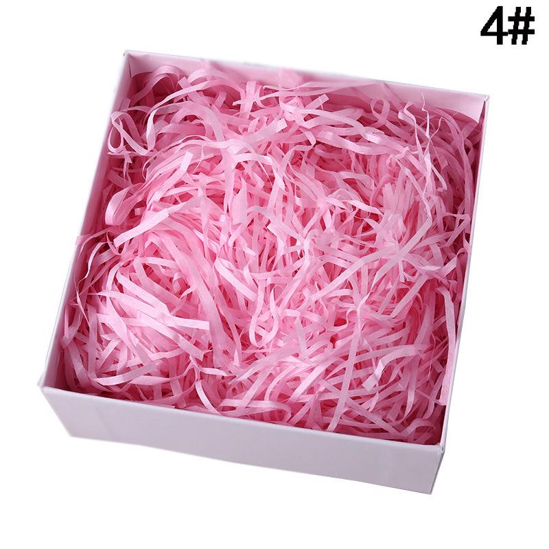 Bunte Raffiapapierschnipsel für Hochzeitsgeschenktüten & Süßigkeitsschachteln - Knitterpapier Vogelnestgras