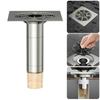 Practical Stainless Steel Floor Drain Insert Prevents Odor for Public Space