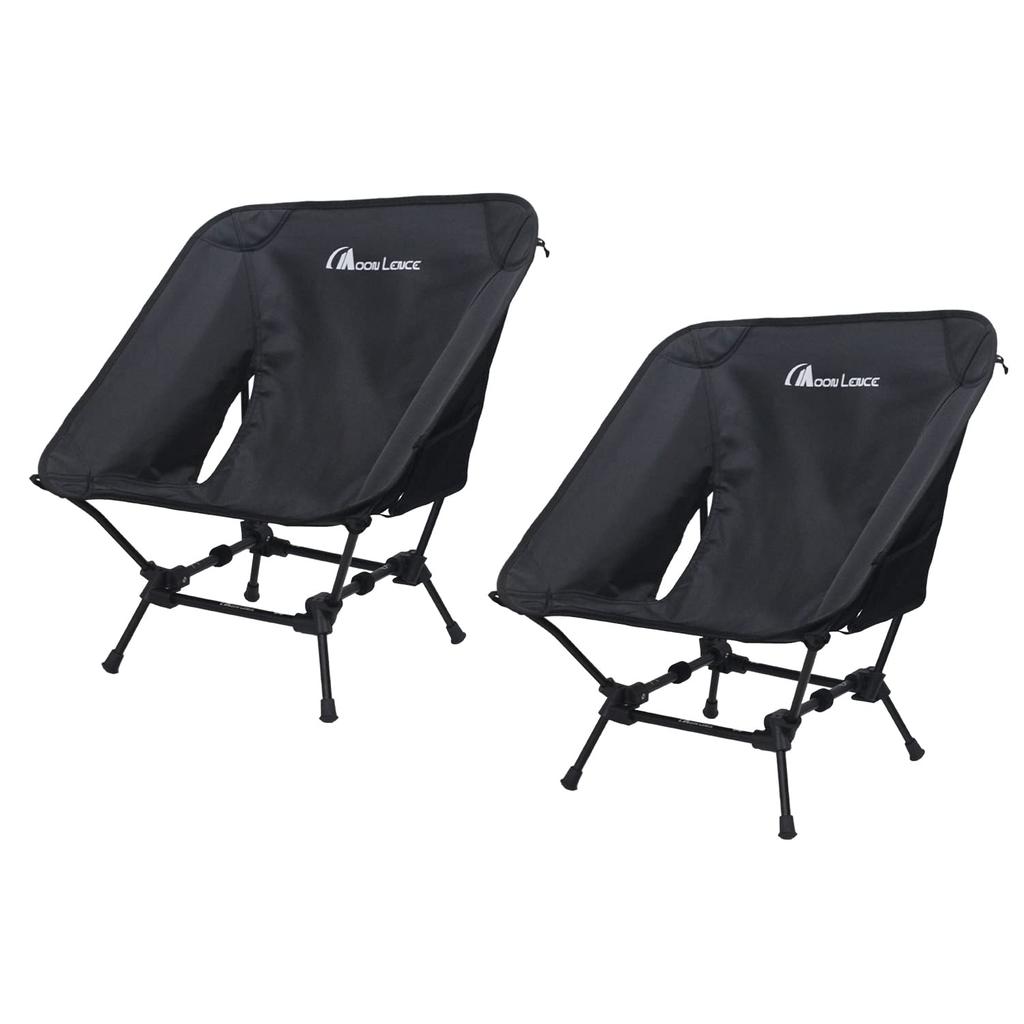 MOON LENCE Outdoor Chair Low Chair 2way More Stable Camping Chair Ground Chair Camping Chair Lightweight Folding Compact Hiking Fishing Climbing Load