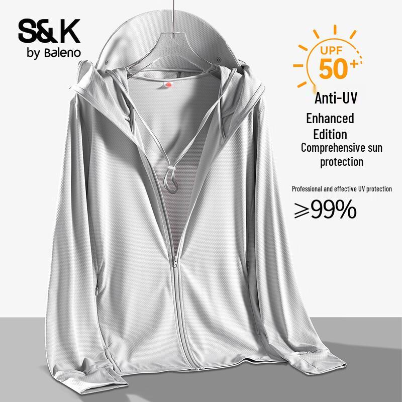 Baleno SK Men s UPF50 Hooded Sun Protection Jacket XL