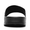 Men's Quilted Slide Slippers, Black, Pure White, Lightweight Comfort Indoor Home Shoes with Fashion Logo