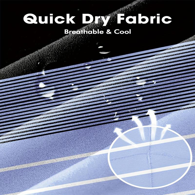 Summer Men's Quick Drying Double-layer Drawstring Waist Suitable for Beaches, Swimming Pools, or Summer Activities