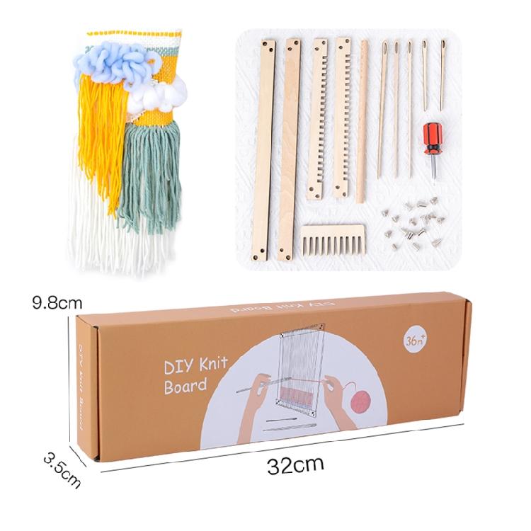 Tapestry Weaving Loom kit Crafts Weaving Loom Set Practical Hand Knitting Tools
