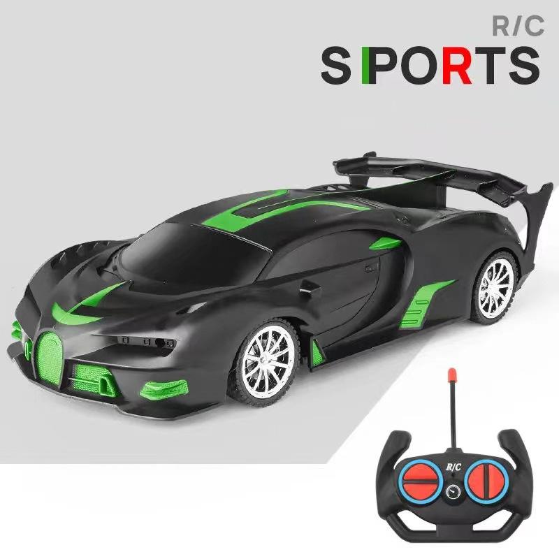 1:16 4-kanalers RC-bil med LED-lys 2.4G Radio Fjernkontroll Biler Sportsbil Høyhastighets Drift Car Gutteleker for barn