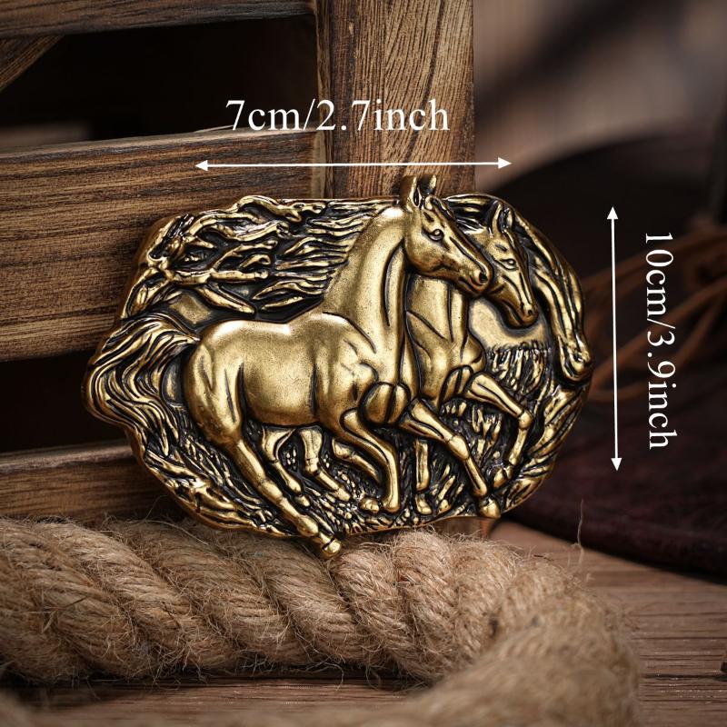 Western Belt Buckle Initial Vintage-Cowboy Rodeo Silver Large Belt Buckle For Men Women