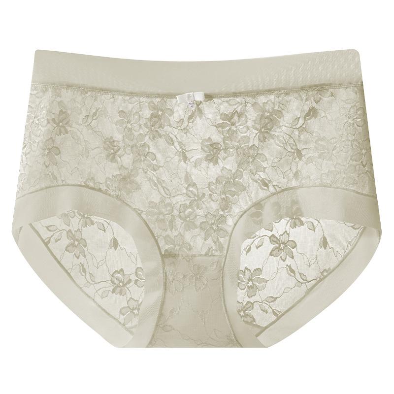 Ladies Summer Lace Soft Yarn Cool Feeling 10A Bacteriostatic Crotch Triangle Briefs