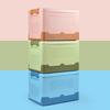 Foldable Storage Bins Stackable Storage Box Portable With Lid And Handle Large Capacity Home Organization Supplies