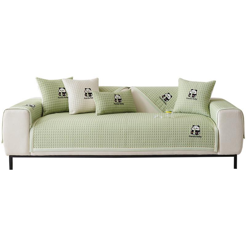 Cool Doudou Sofa Cushion Summer Summer Ice Silk Mat Seat Cushion New Non-Slip Sofa Cover Cover Cloth Towel