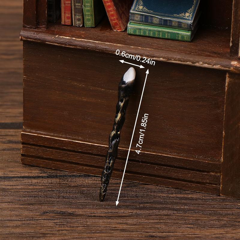 Dollhouse Wizarding World Scene Ornament Vintage Mini Magic Bottle Wand Model Dollhouse Retro Decoration Micro Scene Accessories