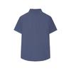 Joeone Men's Elastic Knit Short-Sleeved Shirt