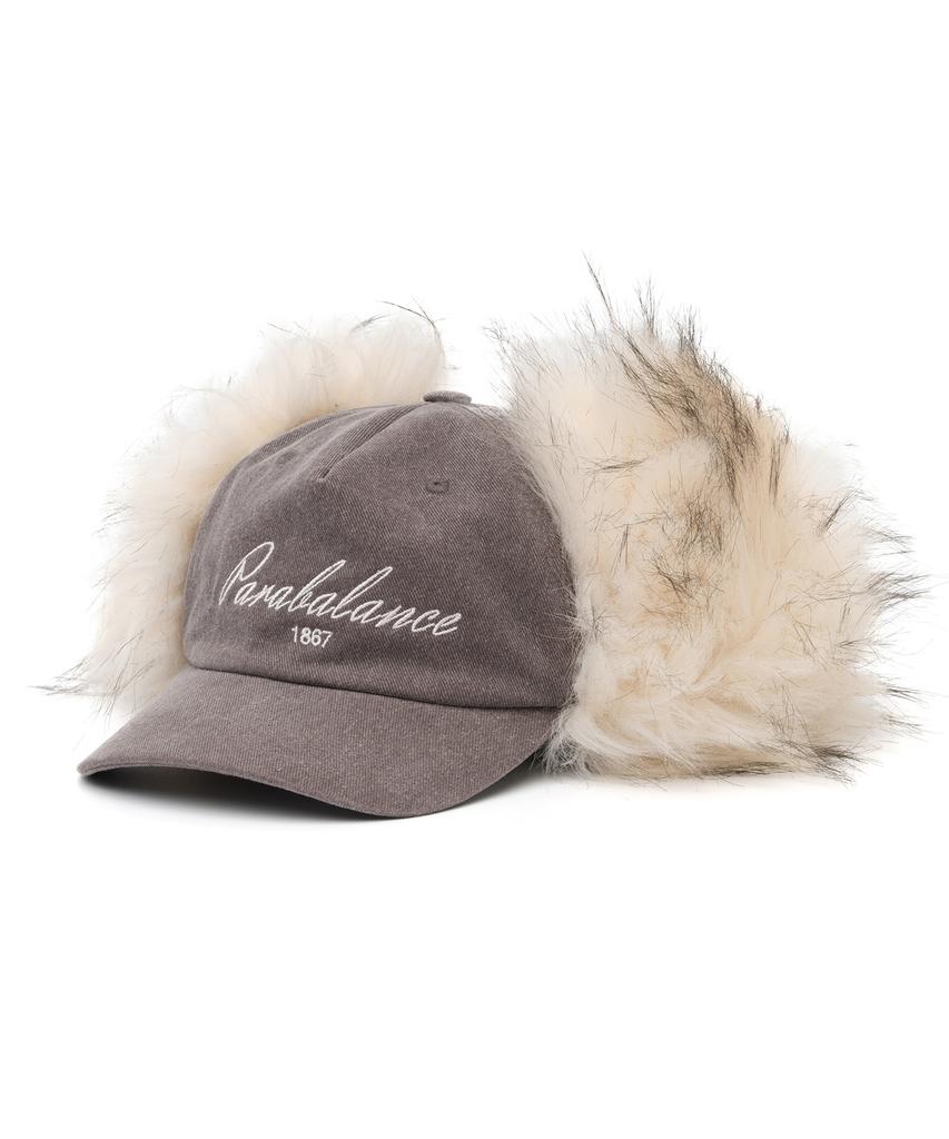 MILLO WOMEN Fur Earflap Ball Cap [Vintage Brown]