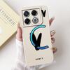 For Infinix GT 20 Pro X6871 Lucky Initial Letter Phone Case For Infinix GT20 Pro 5G Soft Silicone Shockproof Cases
