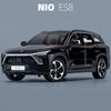 1/24 NIO ES8 SUV Alloy New Energy Car Model Diecast Metal Toy Vehicles Car Model High Simulation Sound and Light Childrens Gifts