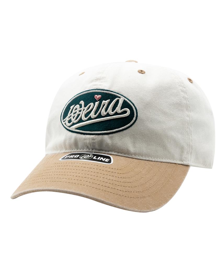 Wieoldeuwoldeu Green Circle Logo Patch Pigment Color Block Ball Cap