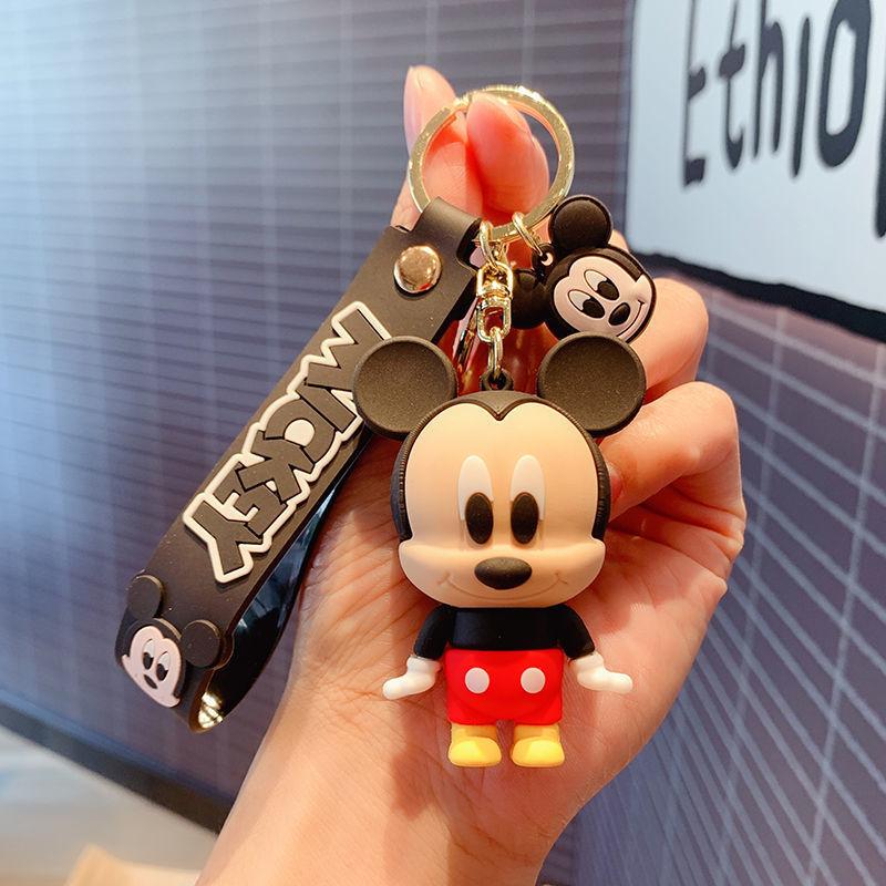 Cute 3D Cartoon Character Keychain Couple Creative Pendant Gift