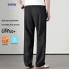 Romone Men's Summer Ice Silk Straight Leg Casual Pants