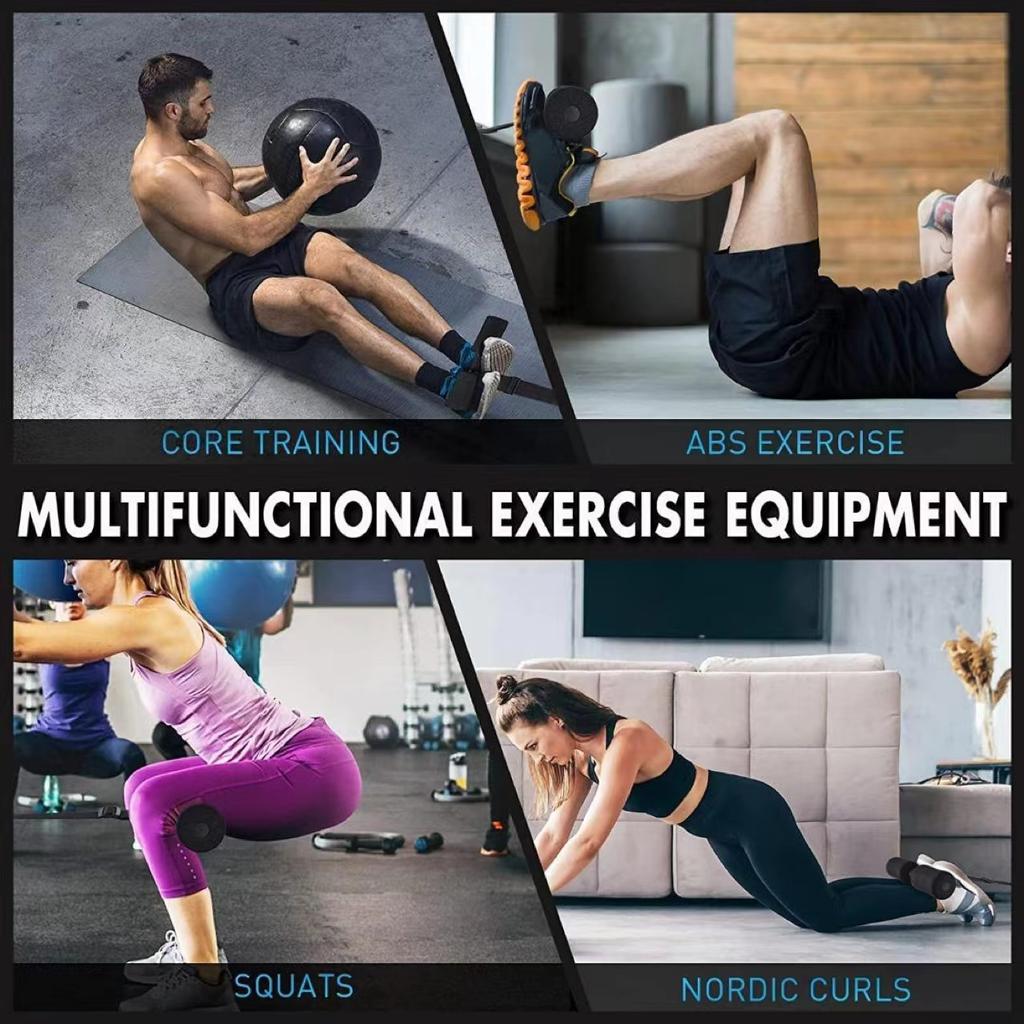 1Pcs Hamstring Curl Strap Nordic Home Workout for Gear Hamstring Curls Spanish Squats Ab Workout Nordic Curl Sit Up Machine Gym